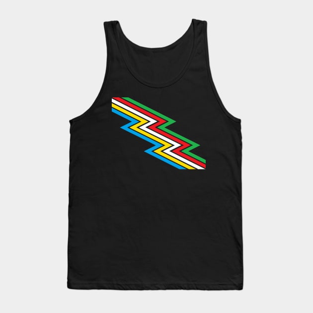 Disability Pride Flag Tank Top by valentinahramov